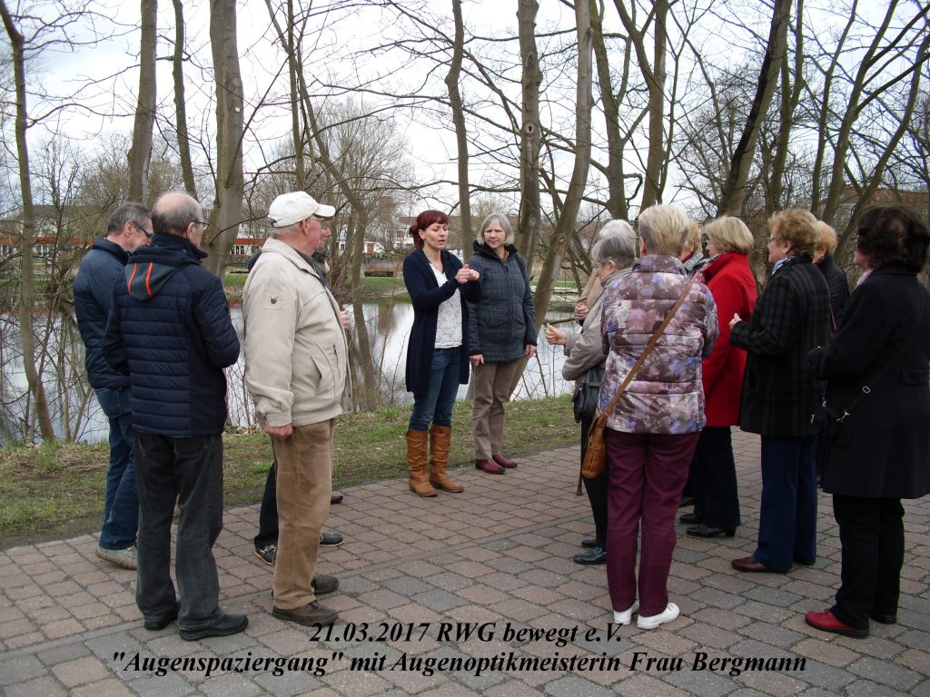 Sehtraining bei rwg bewegt e.V. in Rathenow